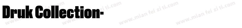 Druk Collection字体转换